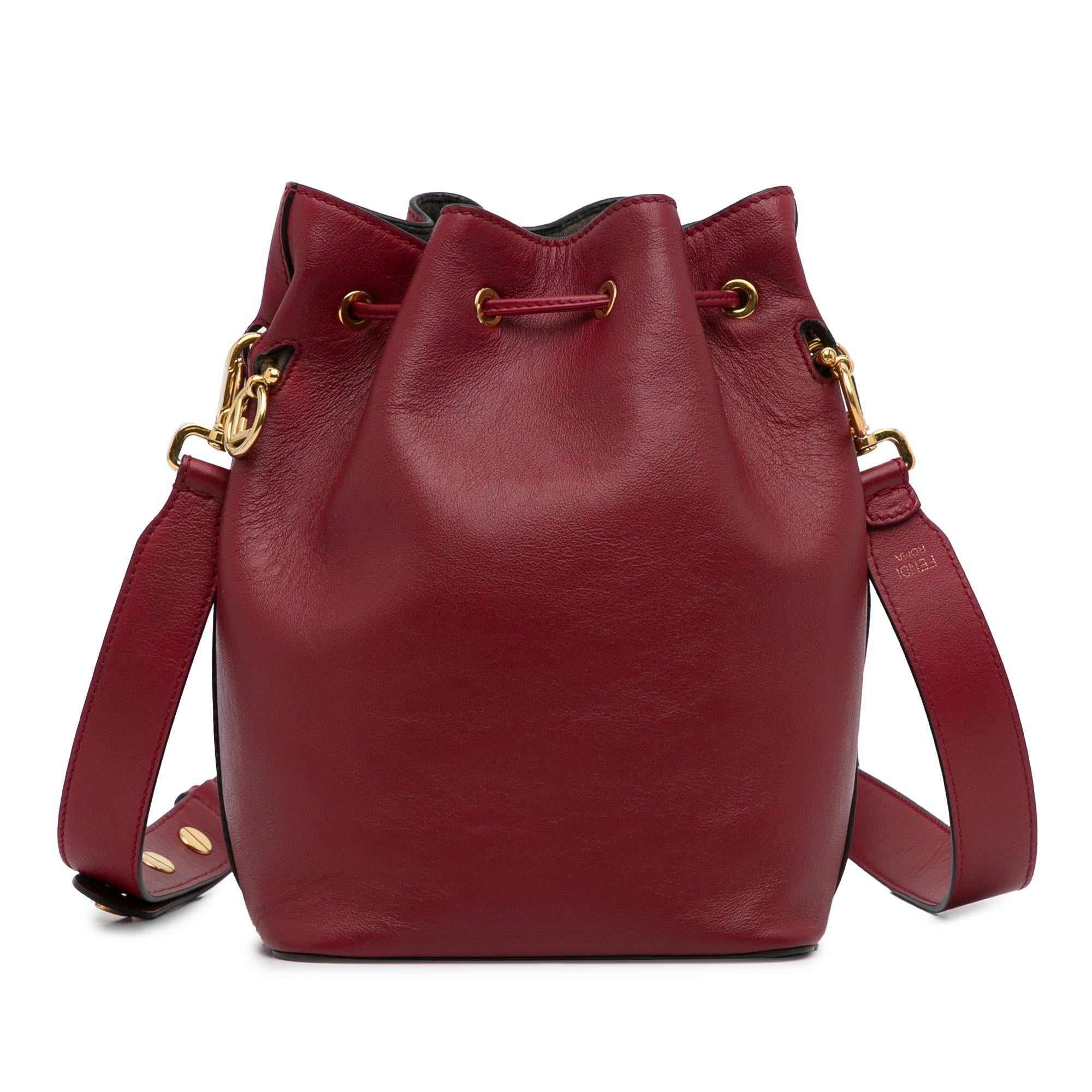 FNDI Leather Mon Tresor Bucket Bag (SHG-8qKIzU)
