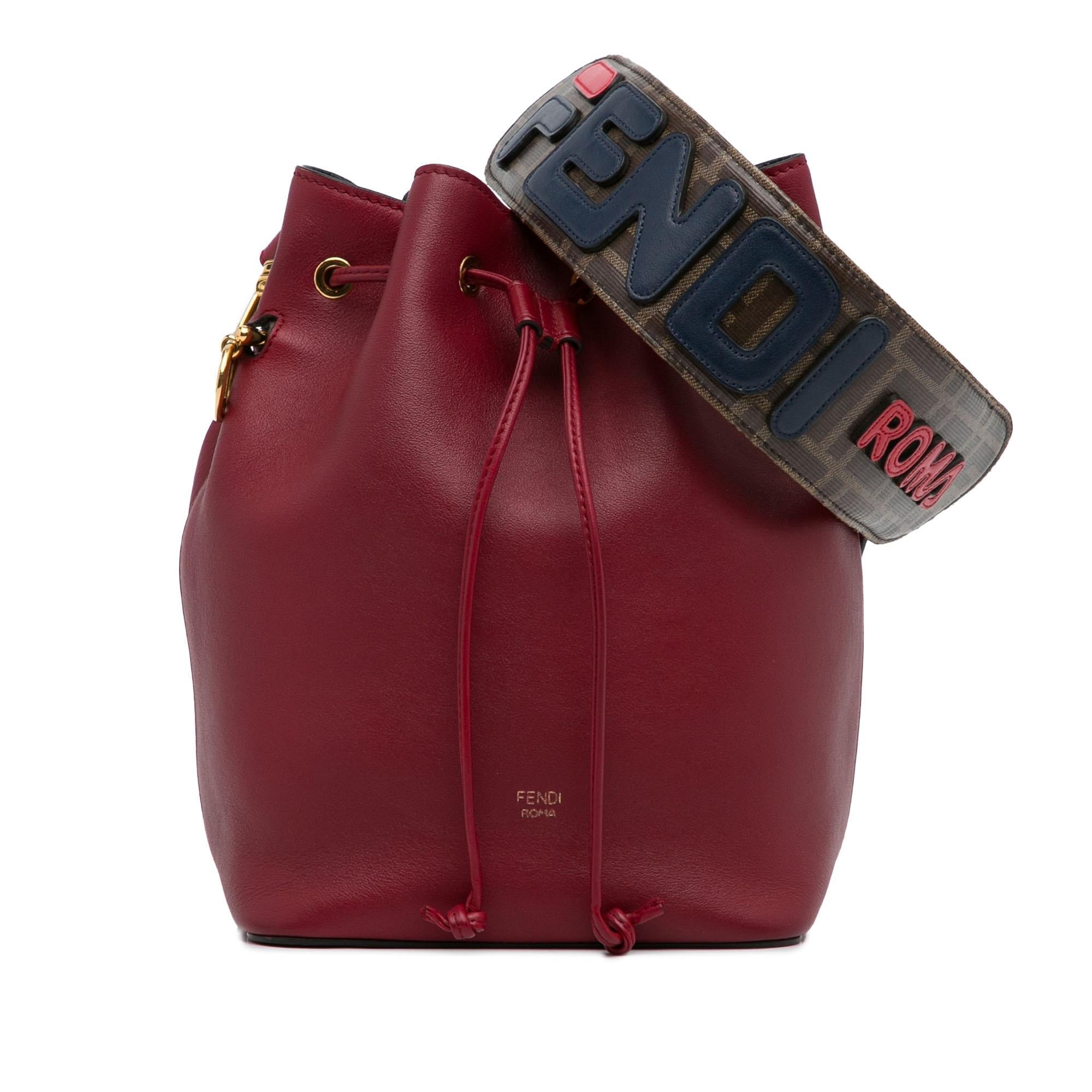 FNDI Leather Mon Tresor Bucket Bag (SHG-8qKIzU)