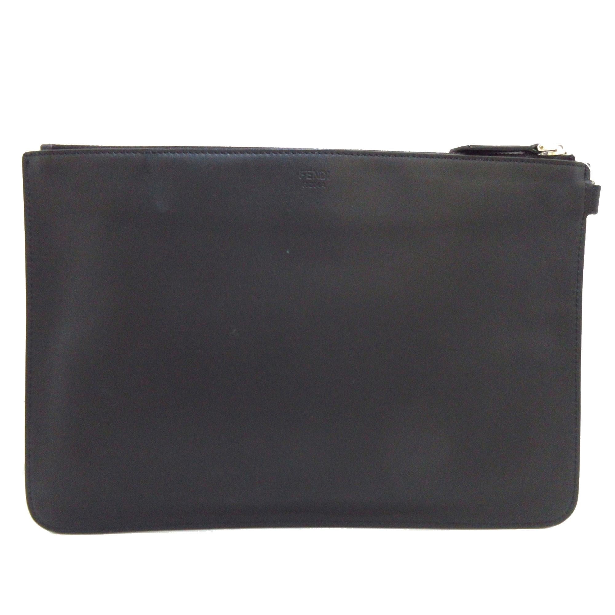 FNDI Leather Monster Eyes Clutch (SHG-ORzmvv)