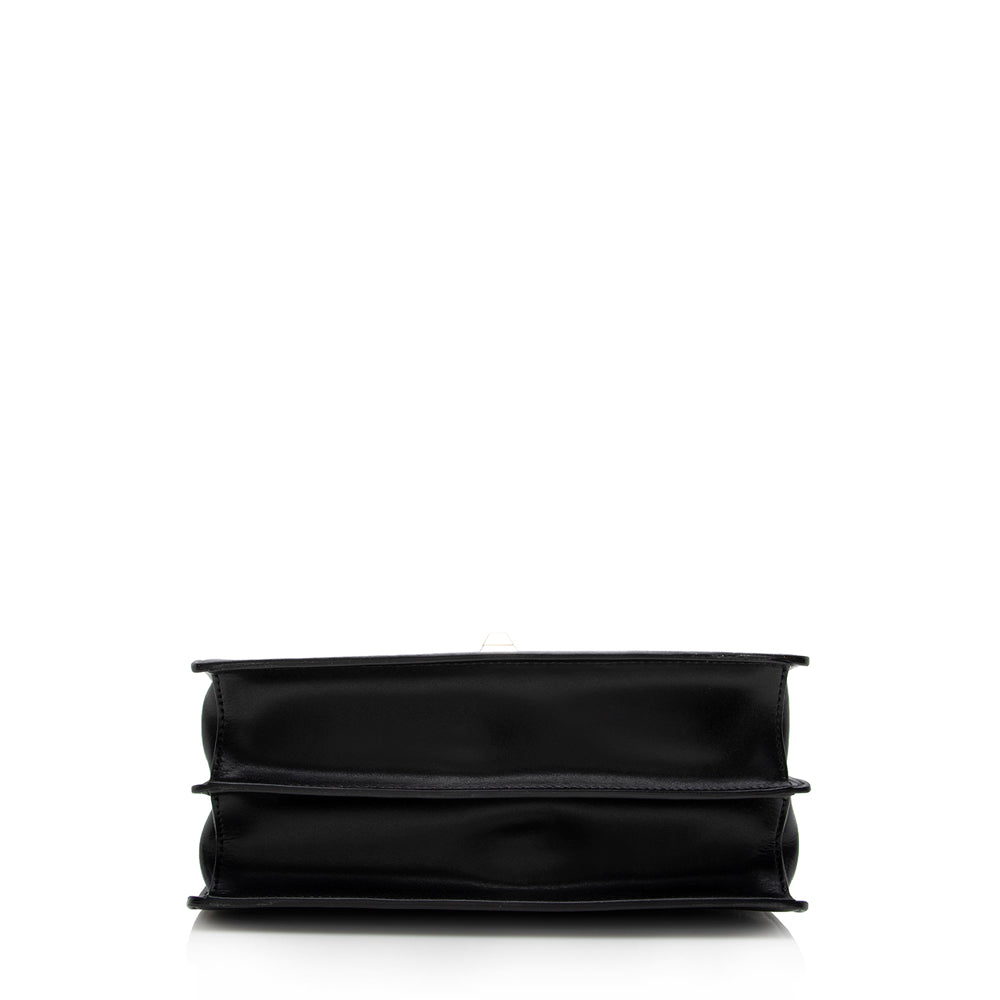 FNDI Leather Monster Eyes Kan I Medium Shoulder Bag (SHF-16010)