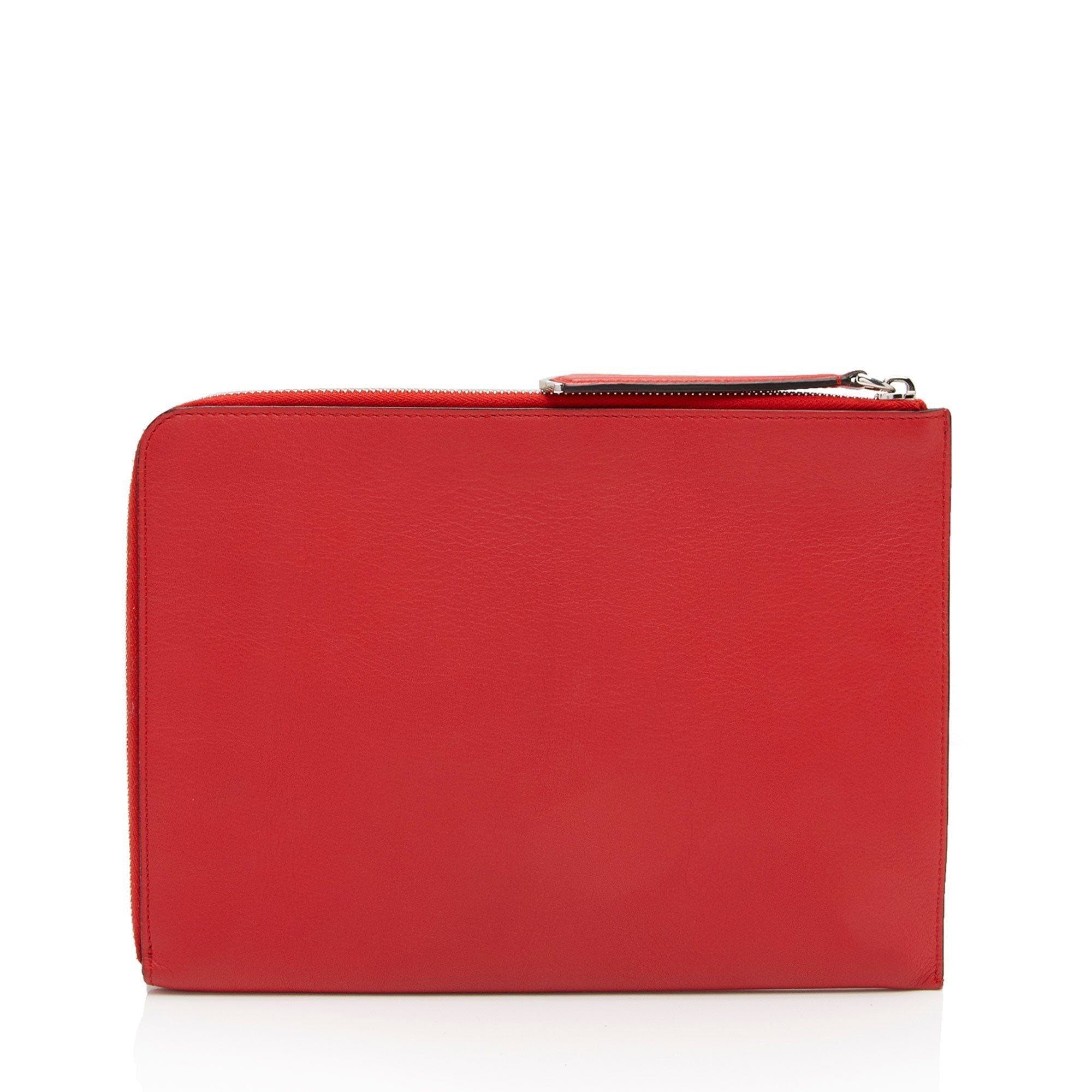 FNDI Leather Monster Zip Clutch (SHF-1L3C25)