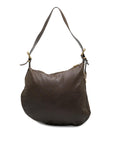 FNDI Leather Oyster Shoulder Bag (SHG-P6A7z8)