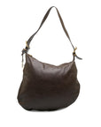 FNDI Leather Oyster Shoulder Bag (SHG-P6A7z8)