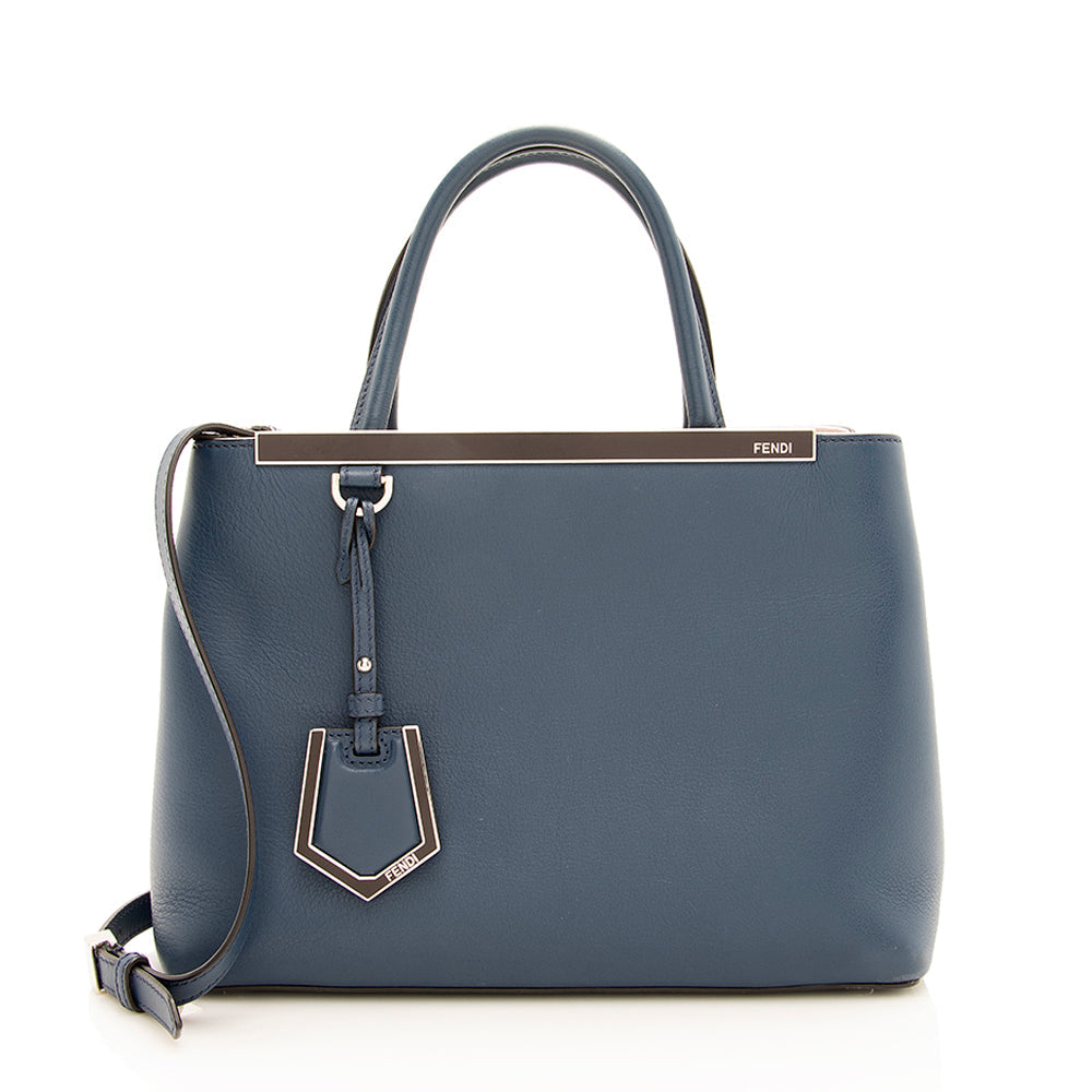 FNDI Leather Petite 2Jours Tote (SHF-18866)