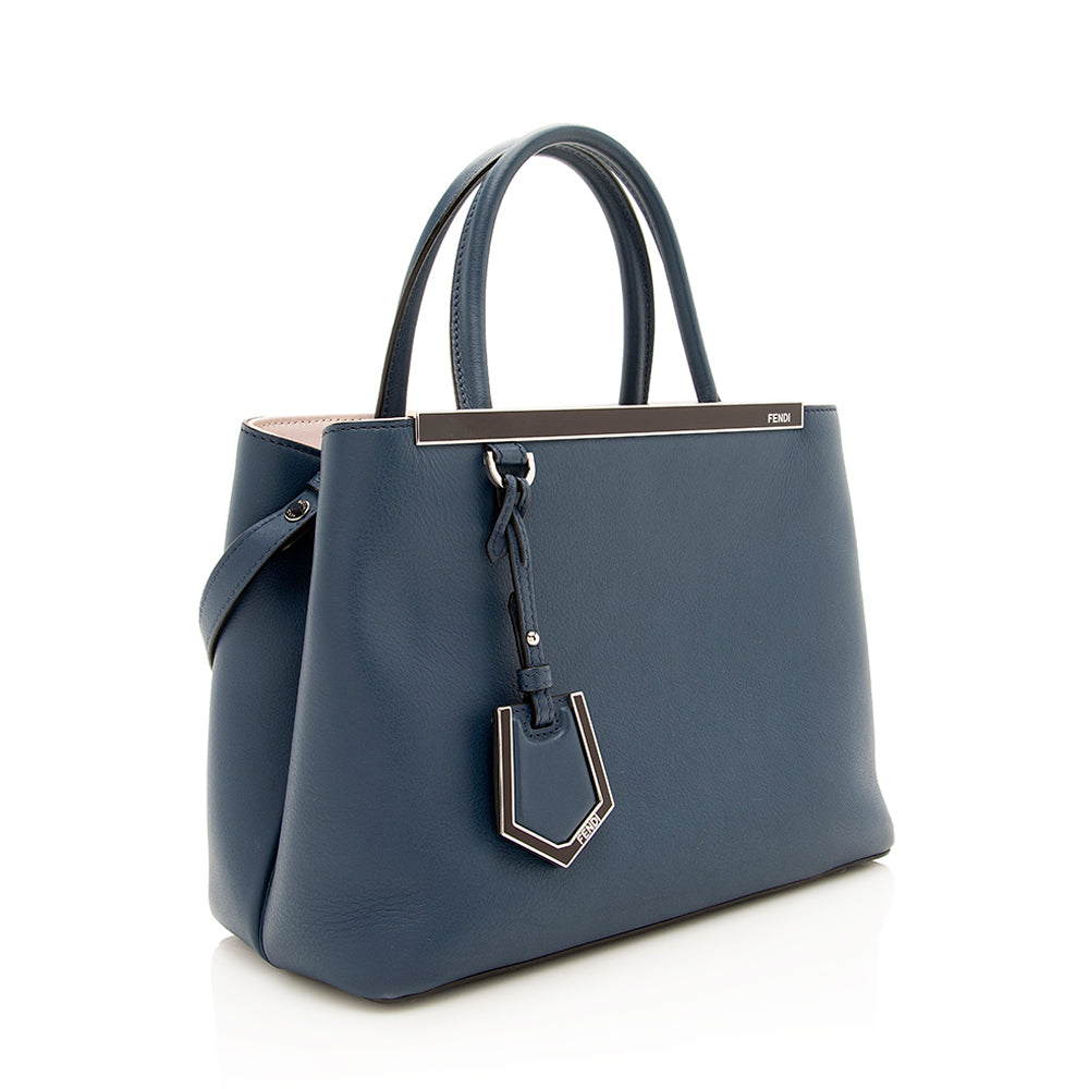 FNDI Leather Petite 2Jours Tote (SHF-18866)