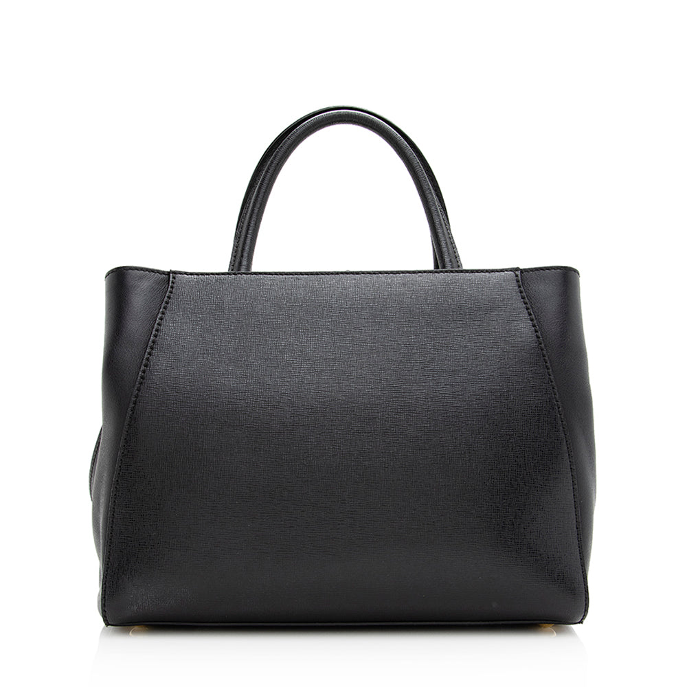 FNDI Leather Petite 2Jours Tote (SHF-20149)