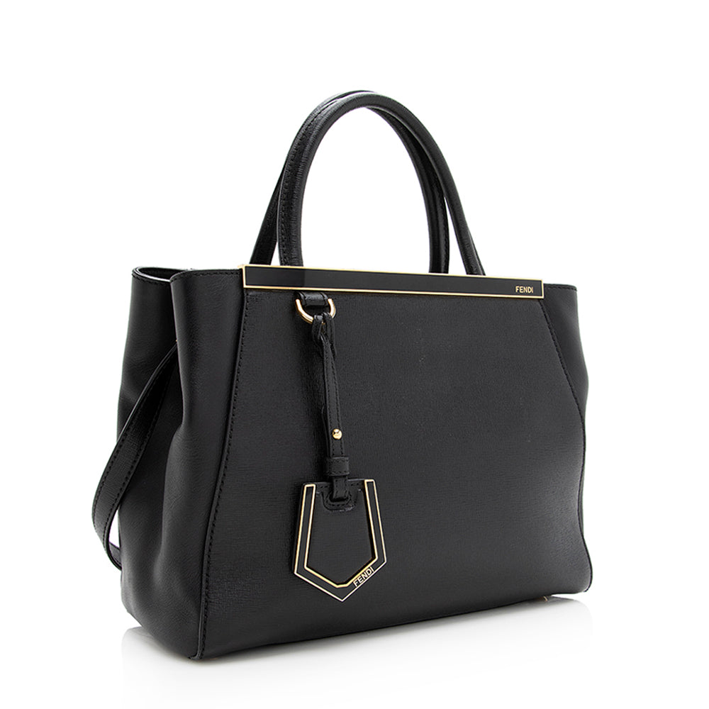 FNDI Leather Petite 2Jours Tote (SHF-20149)