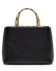 FNDI Leather Python Flowerland Petite 2Jours Tote (SHF-Gcyu5G)