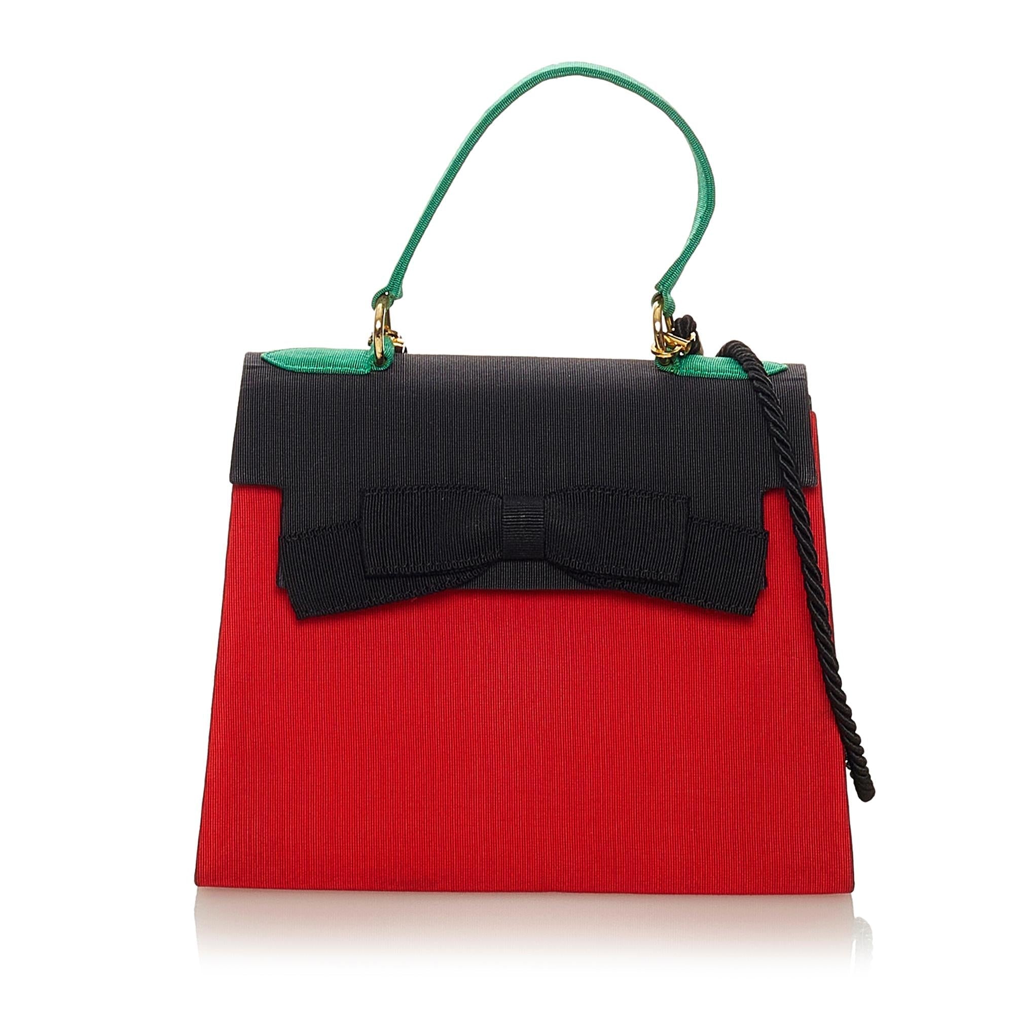 FNDI Leather Satchel (SHG-27397)