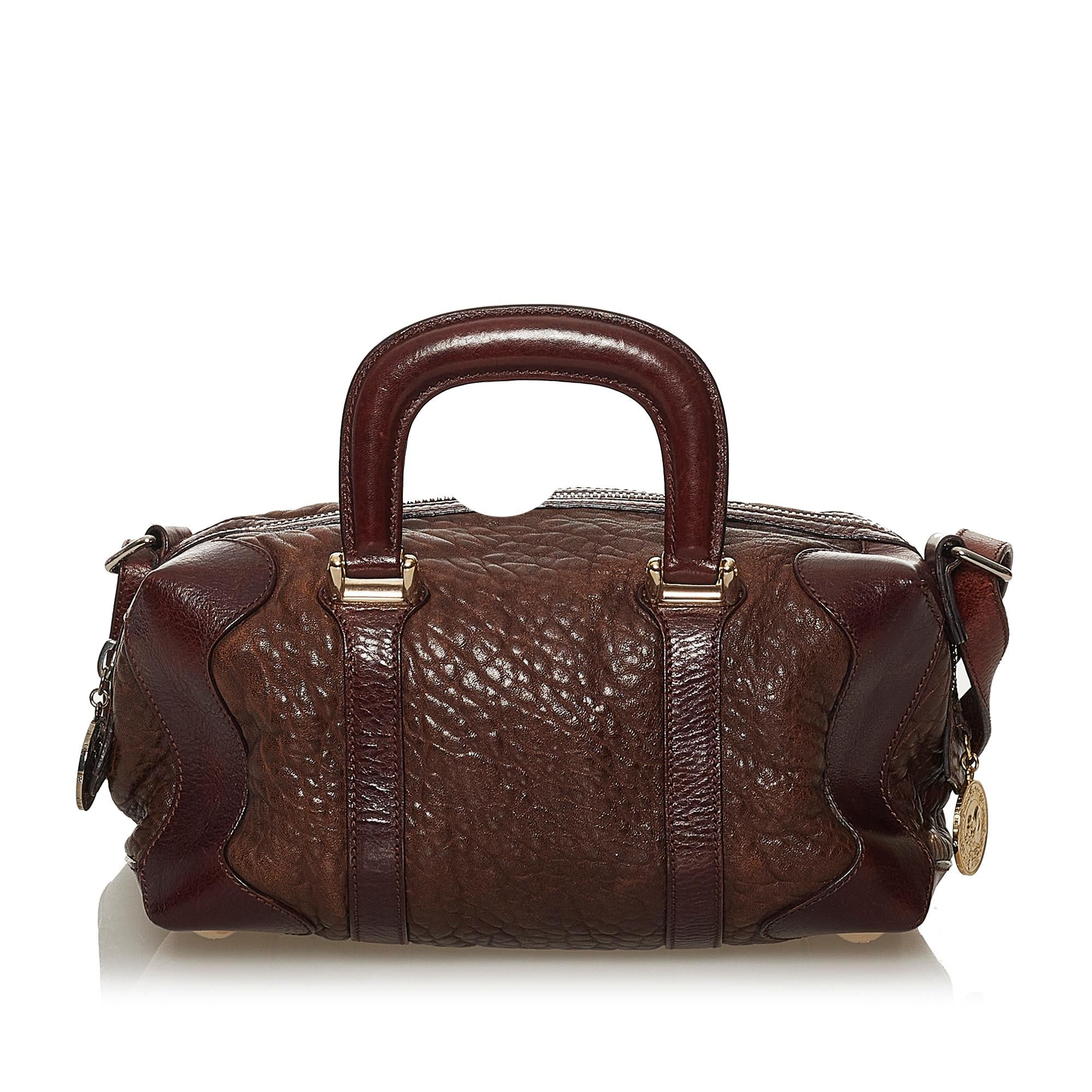 FNDI Leather Satchel (SHG-29169)