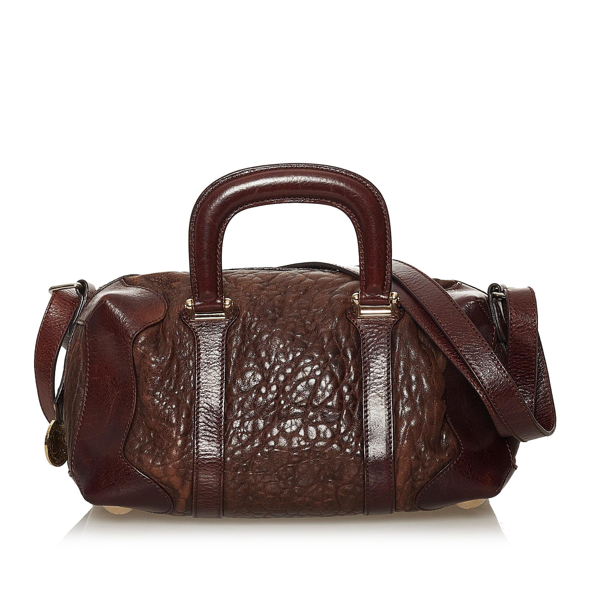FNDI Leather Satchel (SHG-29169)