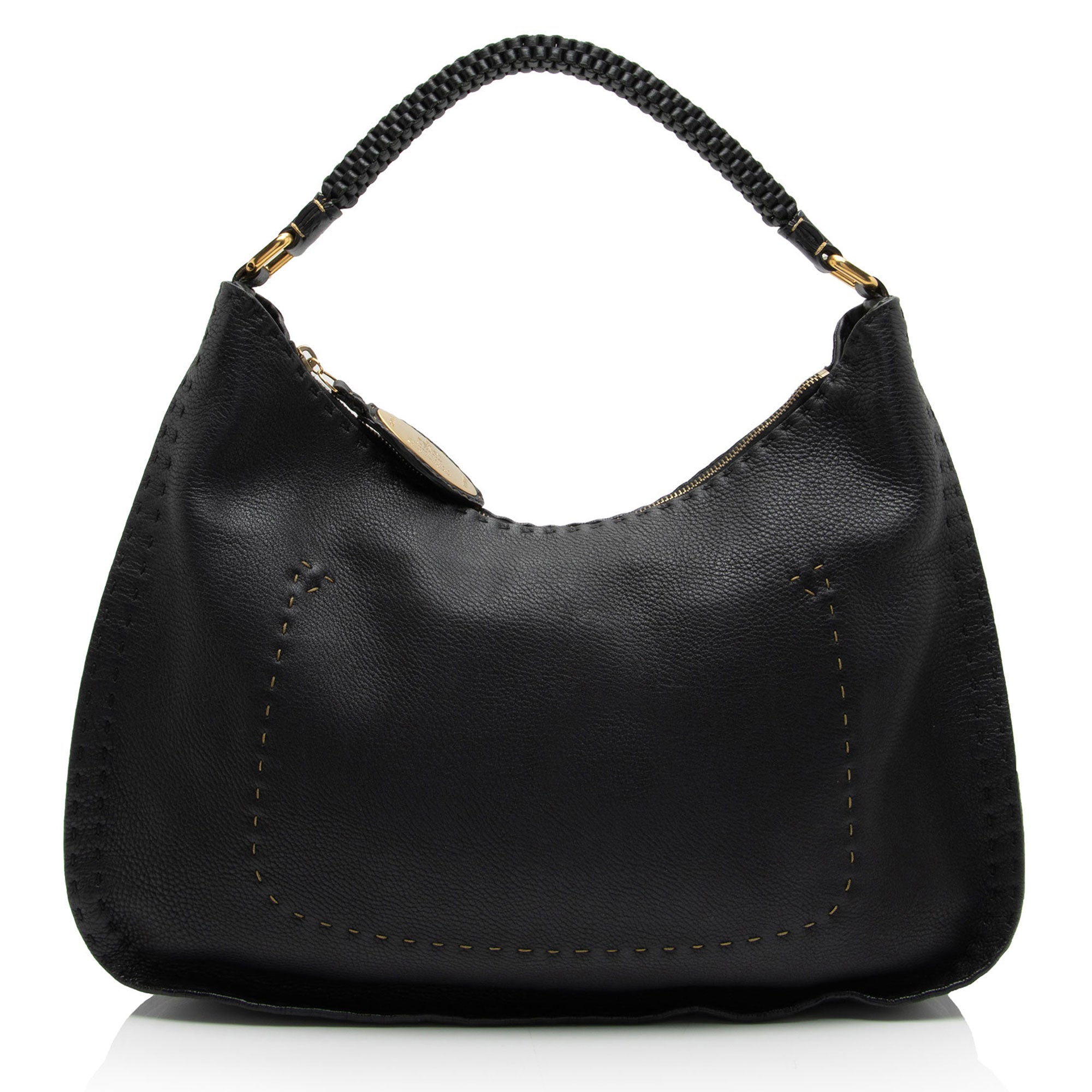 FNDI Leather Selleria Hobo (SHF-Xh4Dib)