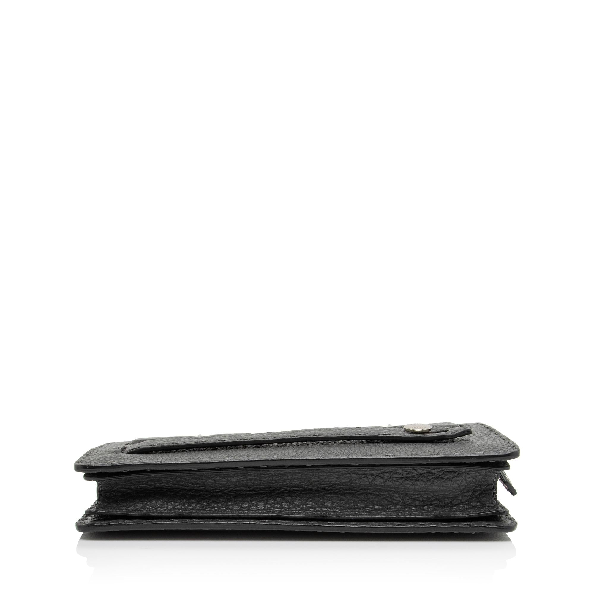 FNDI Leather Selleria  Monster Clutch (SHF-hyUZqB)