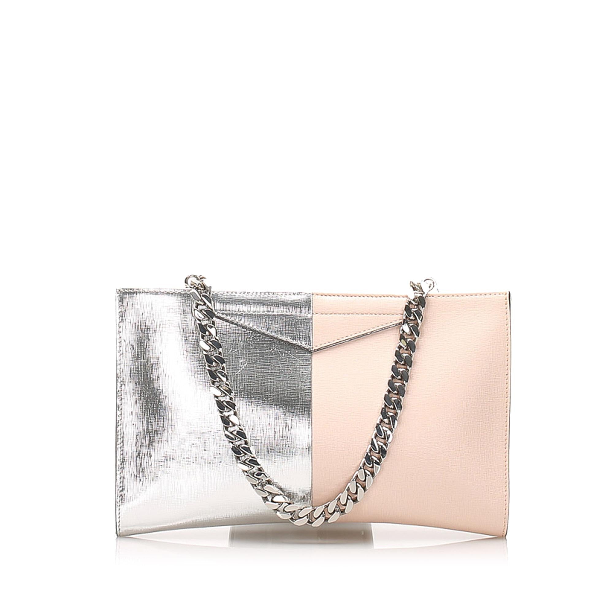 FNDI Leather Shoulder Bag (SHG-31710)