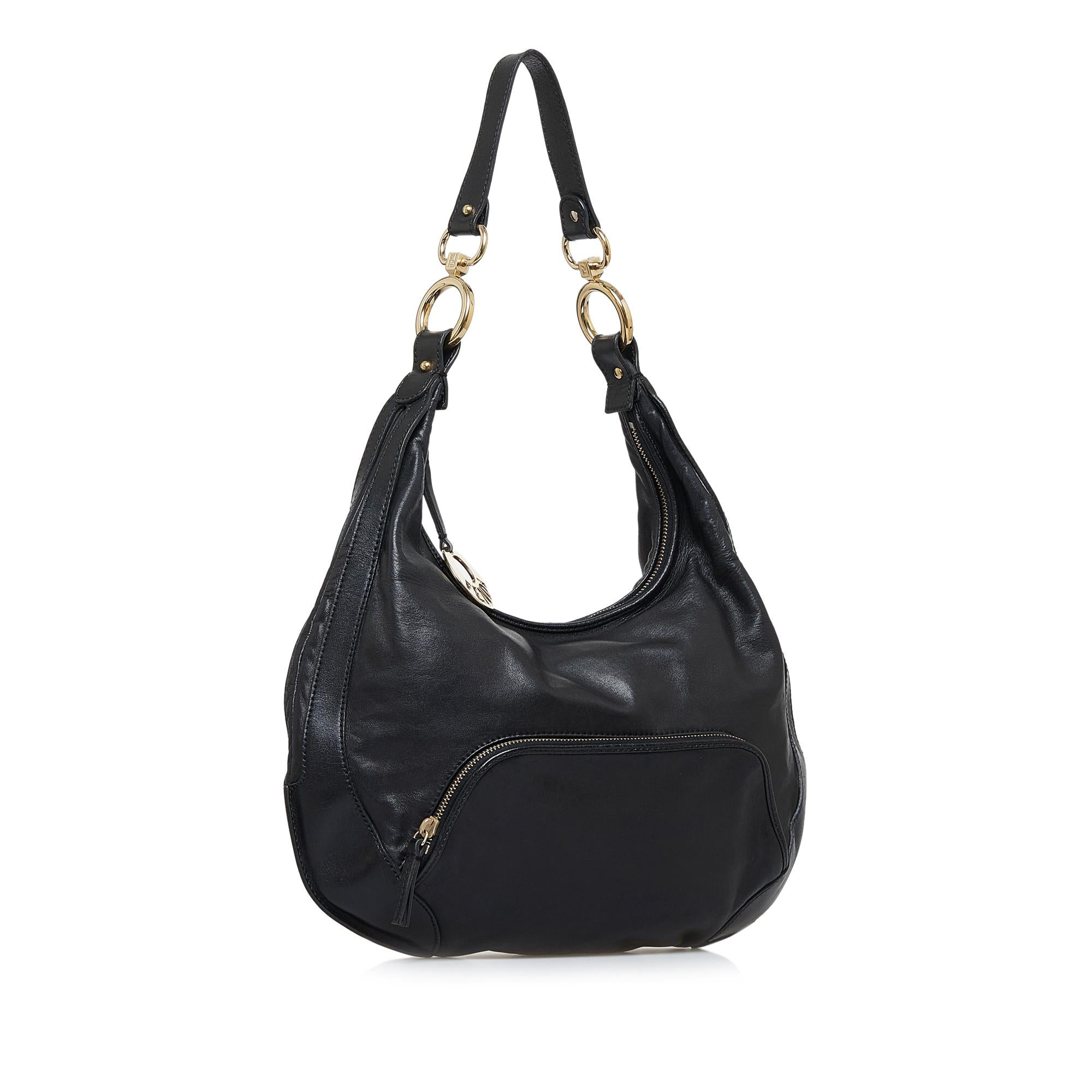 FNDI Leather Shoulder Bag (SHG-xQ5ZgR)