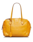 FNDI Leather Shoulder Bag (SHG-BjVo0V)