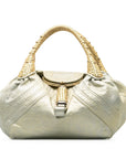 FNDI Leather Spy Handbag (SHG-D0XvGn)