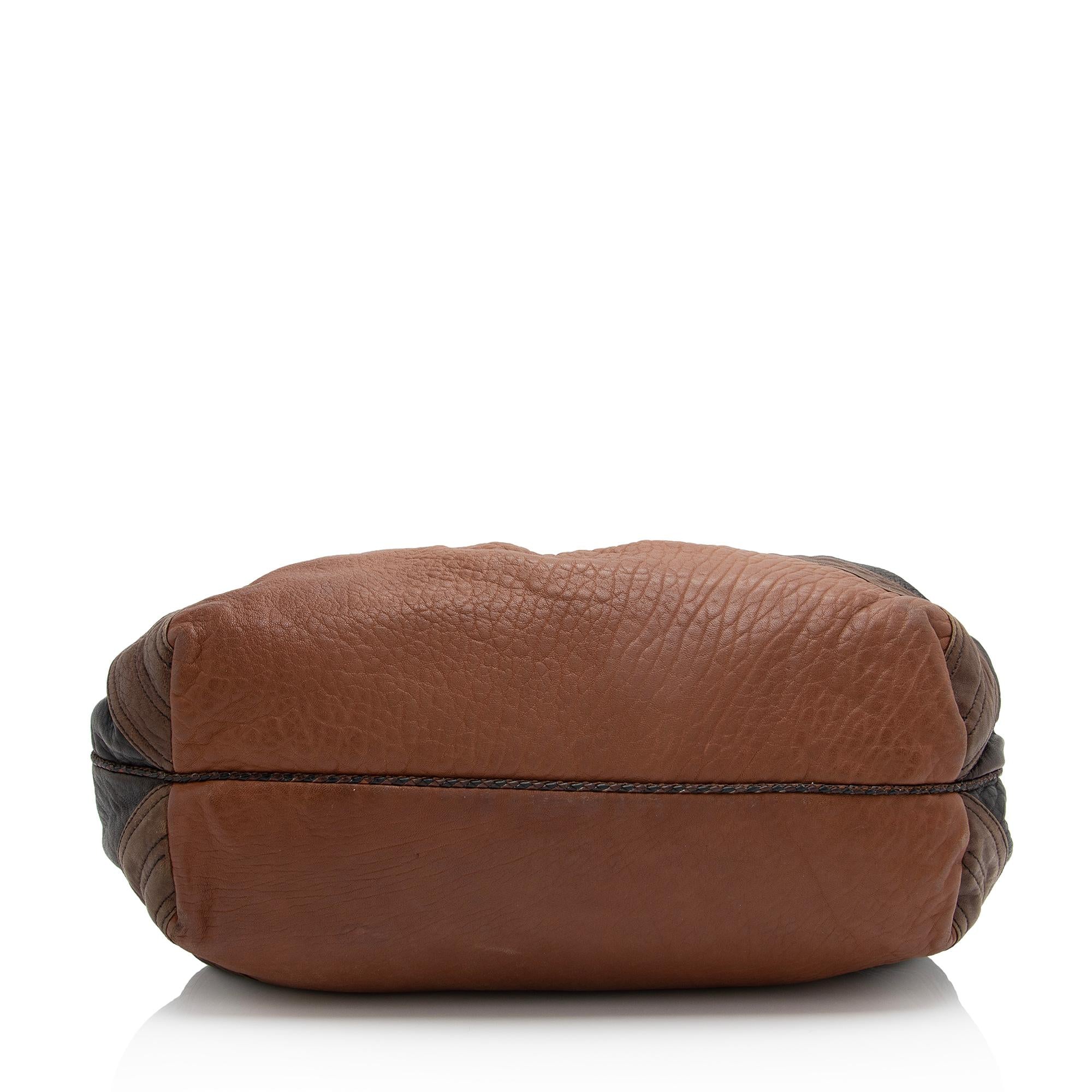 FNDI Leather Spy Satchel (SHF-23172)