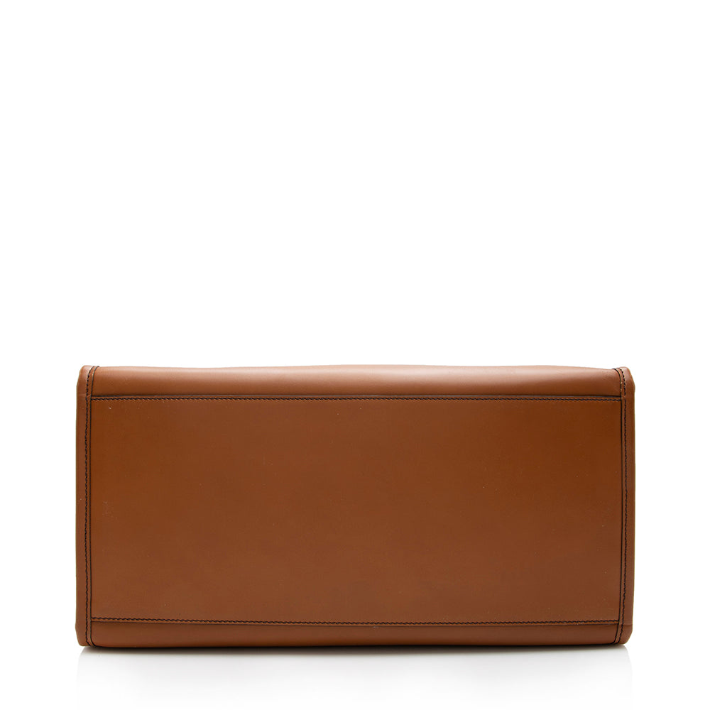 FNDI Leather Sunshine Large Shopper Tote (SHF-18055)