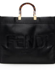 FNDI Leather Sunshine Large Shopper Tote (SHF-22666)