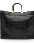 FNDI Leather Sunshine Large Shopper Tote (SHF-DQT17B)
