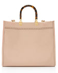 FNDI Leather Sunshine Medium Shopper Tote (SHF-TLlb2r)