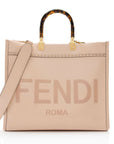 FNDI Leather Sunshine Medium Shopper Tote (SHF-TLlb2r)
