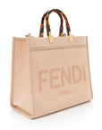 FNDI Leather Sunshine Medium Shopper Tote (SHF-BvSOLv)