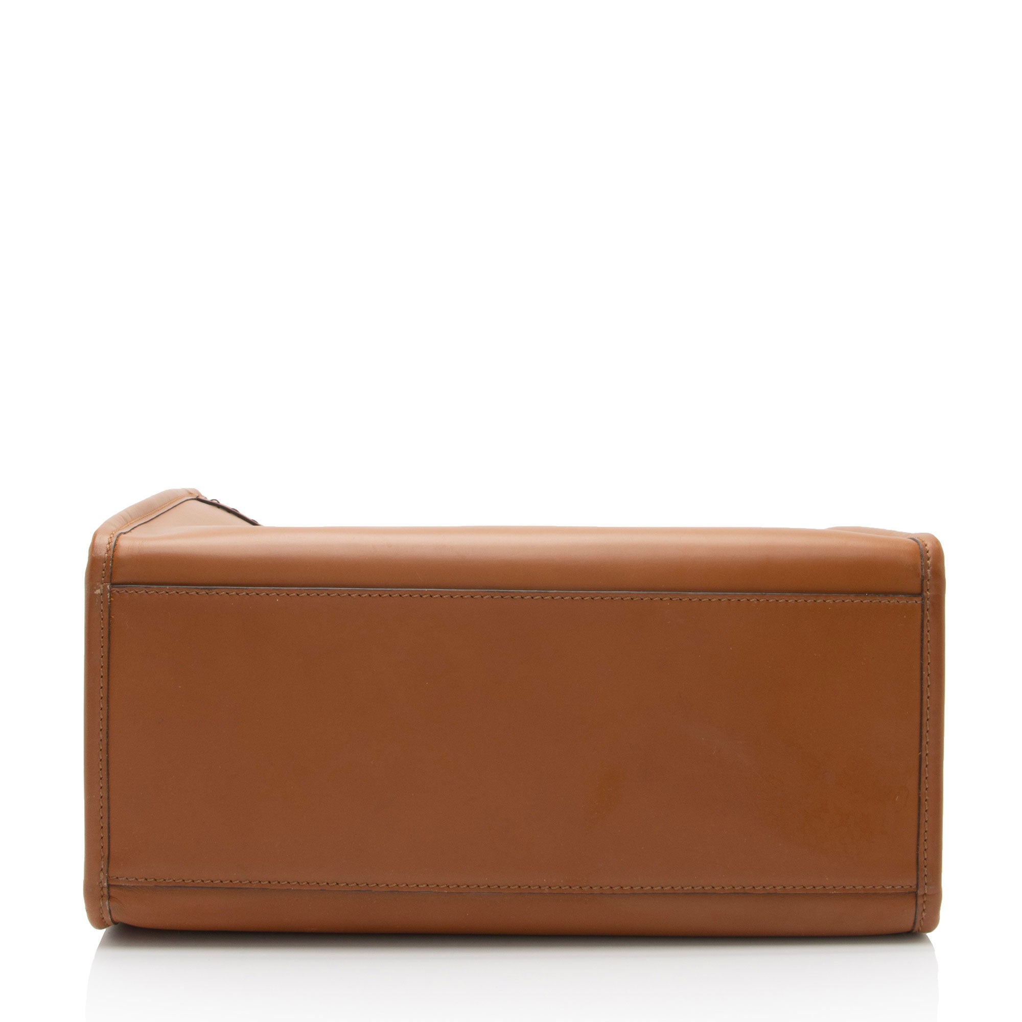 FNDI Leather Sunshine Medium Shopper Tote (SHF-HXrlOm)