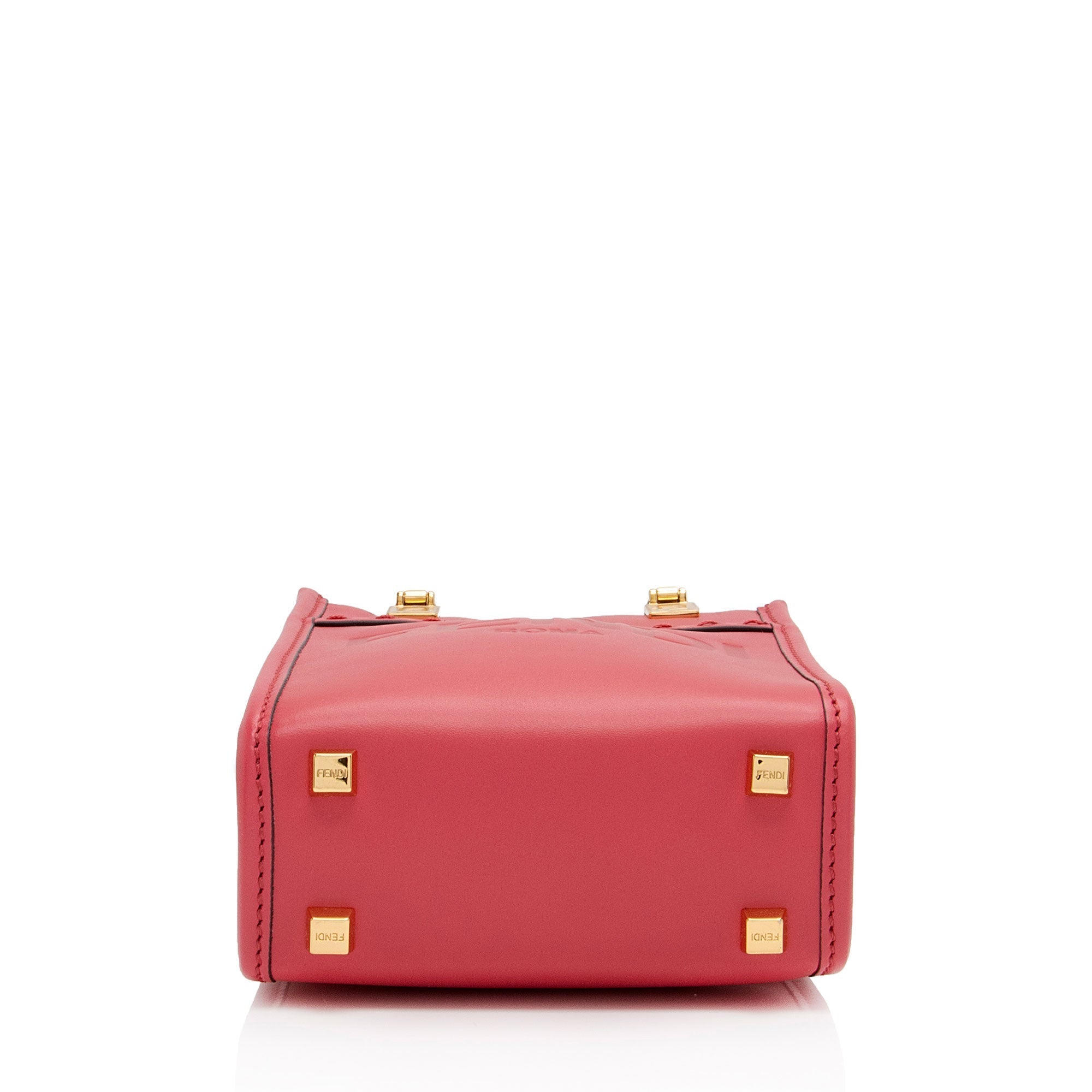 FNDI Leather Sunshine Mini Shopper Tote (SHF-88FrWs)