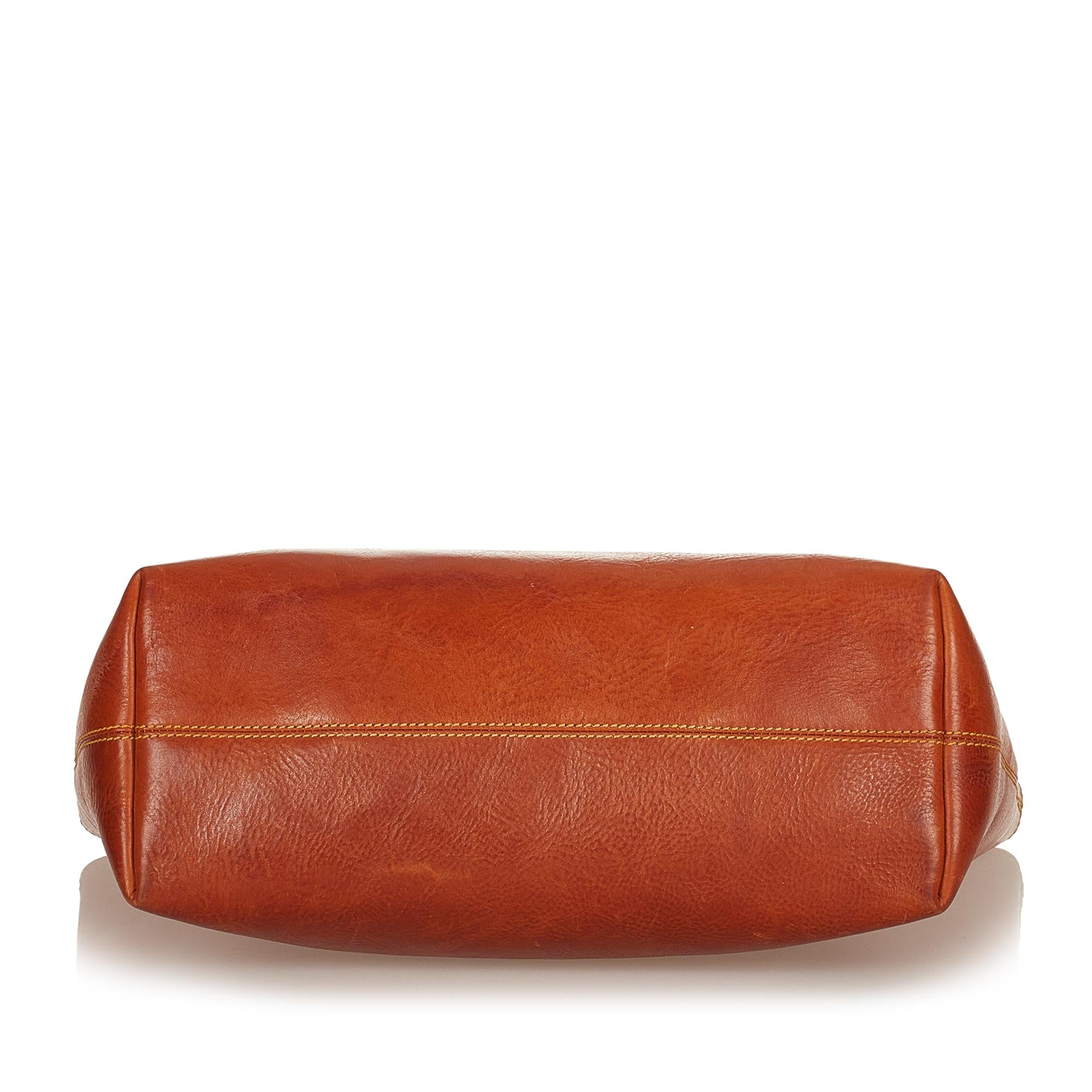 FNDI Leather Tote Bag (SHG-27068)