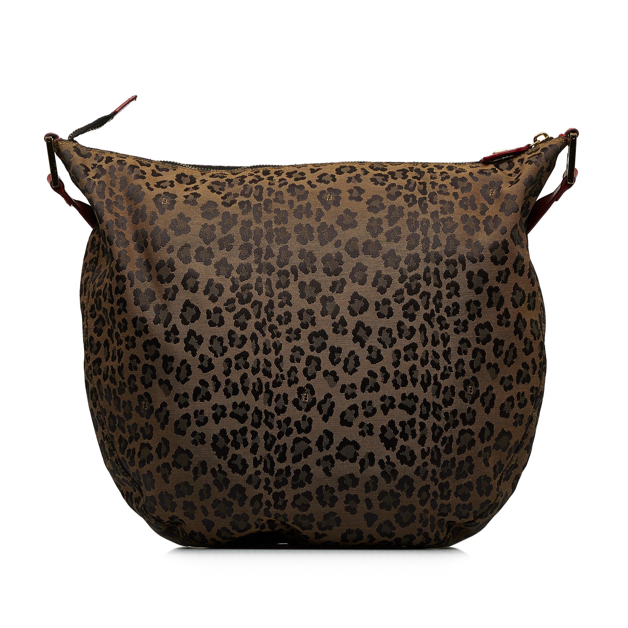 FNDI Leopard Print Hobo (SHG-xuVedU)