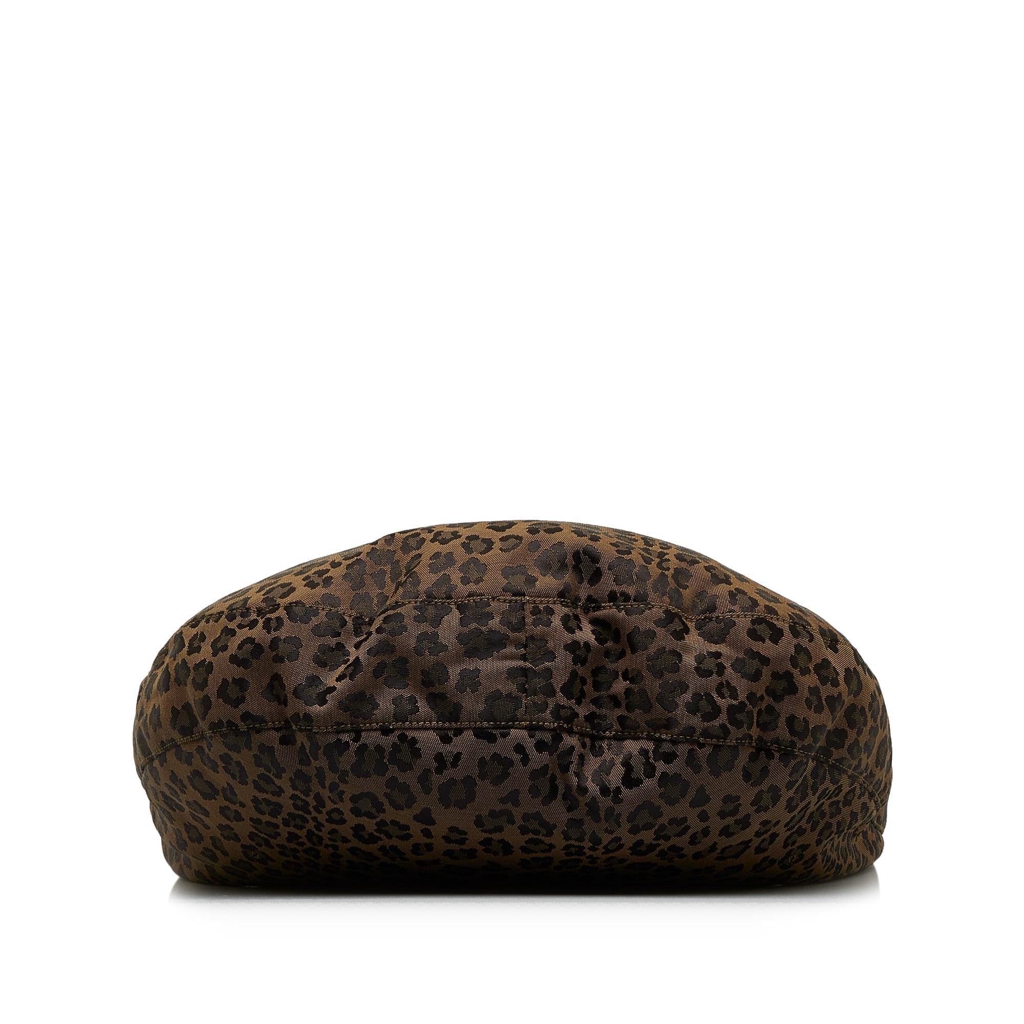 FNDI Leopard Print Hobo (SHG-xuVedU)