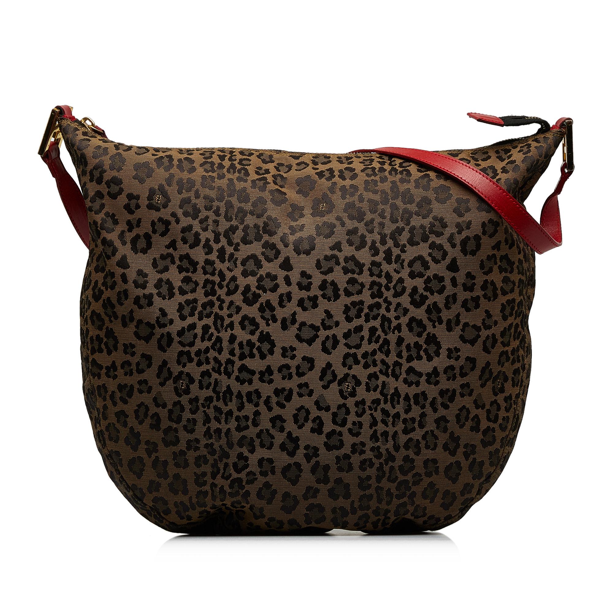FNDI Leopard Print Hobo (SHG-xuVedU)