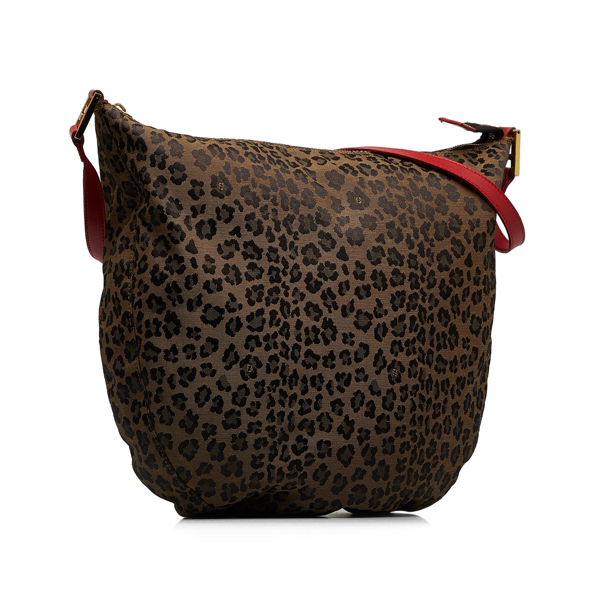 FNDI Leopard Print Hobo (SHG-xuVedU)
