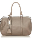 FNDI Linda Leather Boston Bag (SHG-25378)