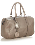 FNDI Linda Leather Boston Bag (SHG-25378)