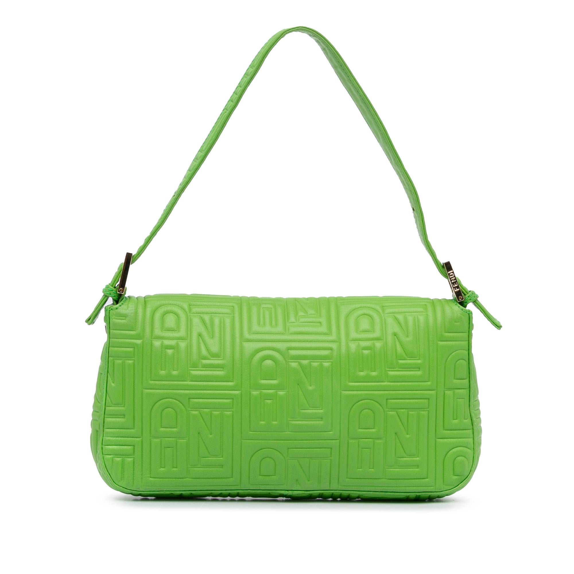 FNDI Logo Embossed Baguette (SHG-DkmKFV)