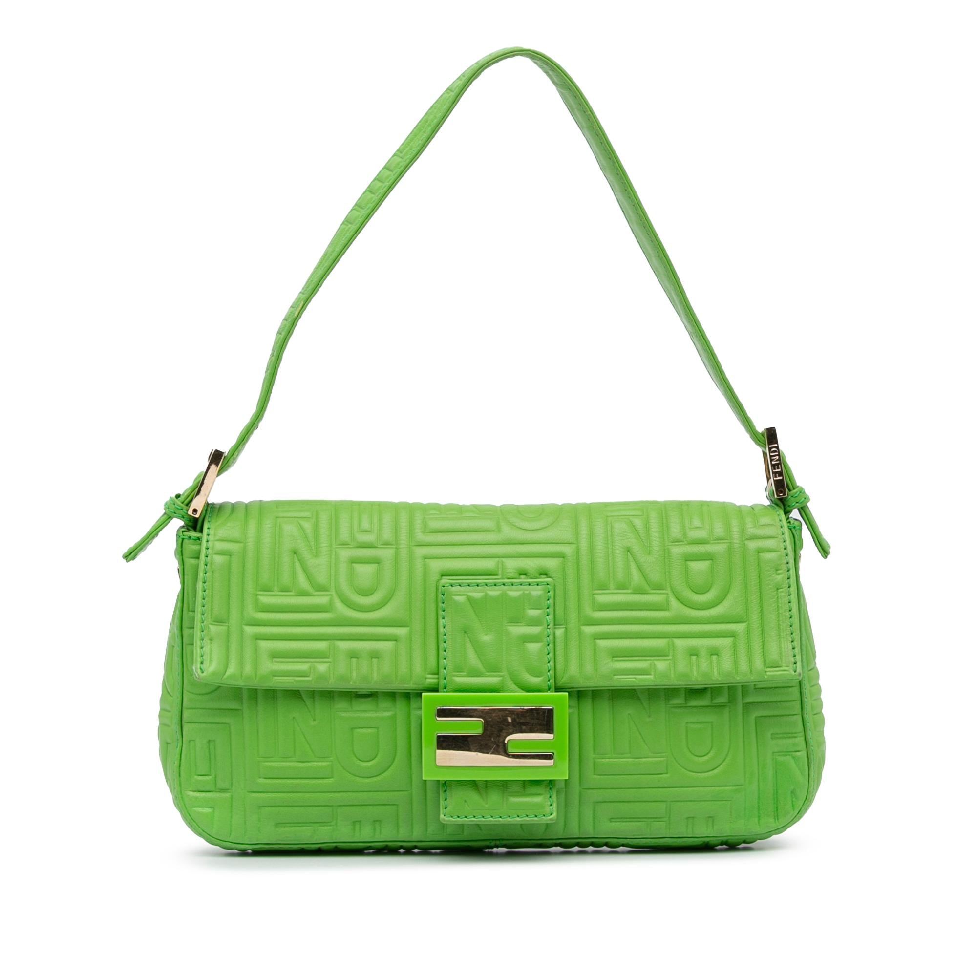 FNDI Logo Embossed Baguette (SHG-DkmKFV)
