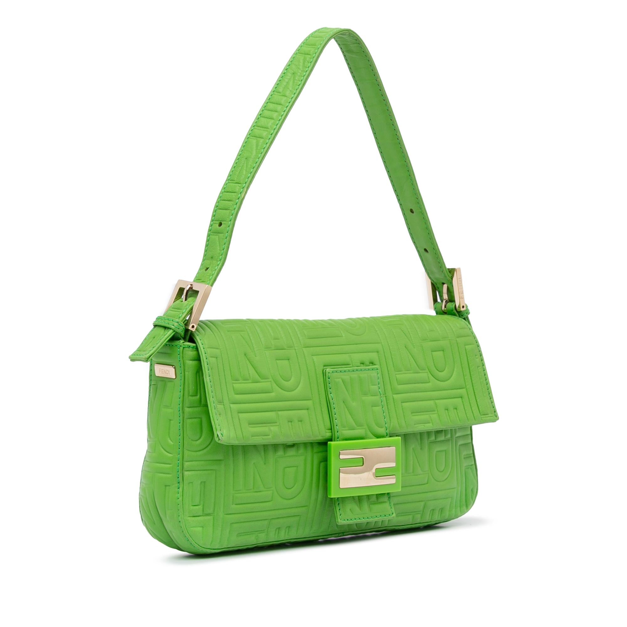 FNDI Logo Embossed Baguette (SHG-DkmKFV)