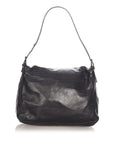 FNDI Mamma Forever Leather Shoulder Bag (SHG-31748)