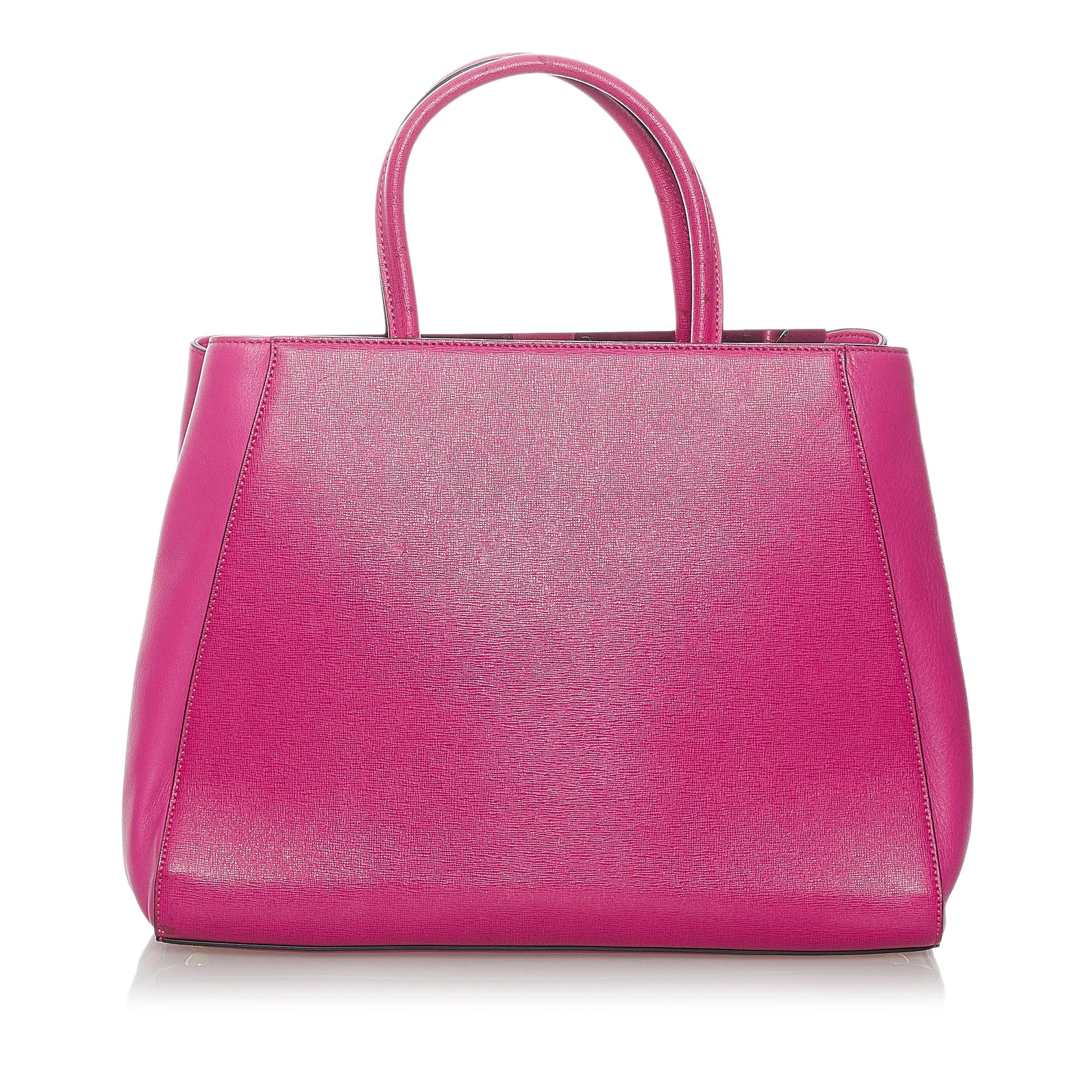 FNDI Medium 2Jours Leather Satchel (SHG-37200)