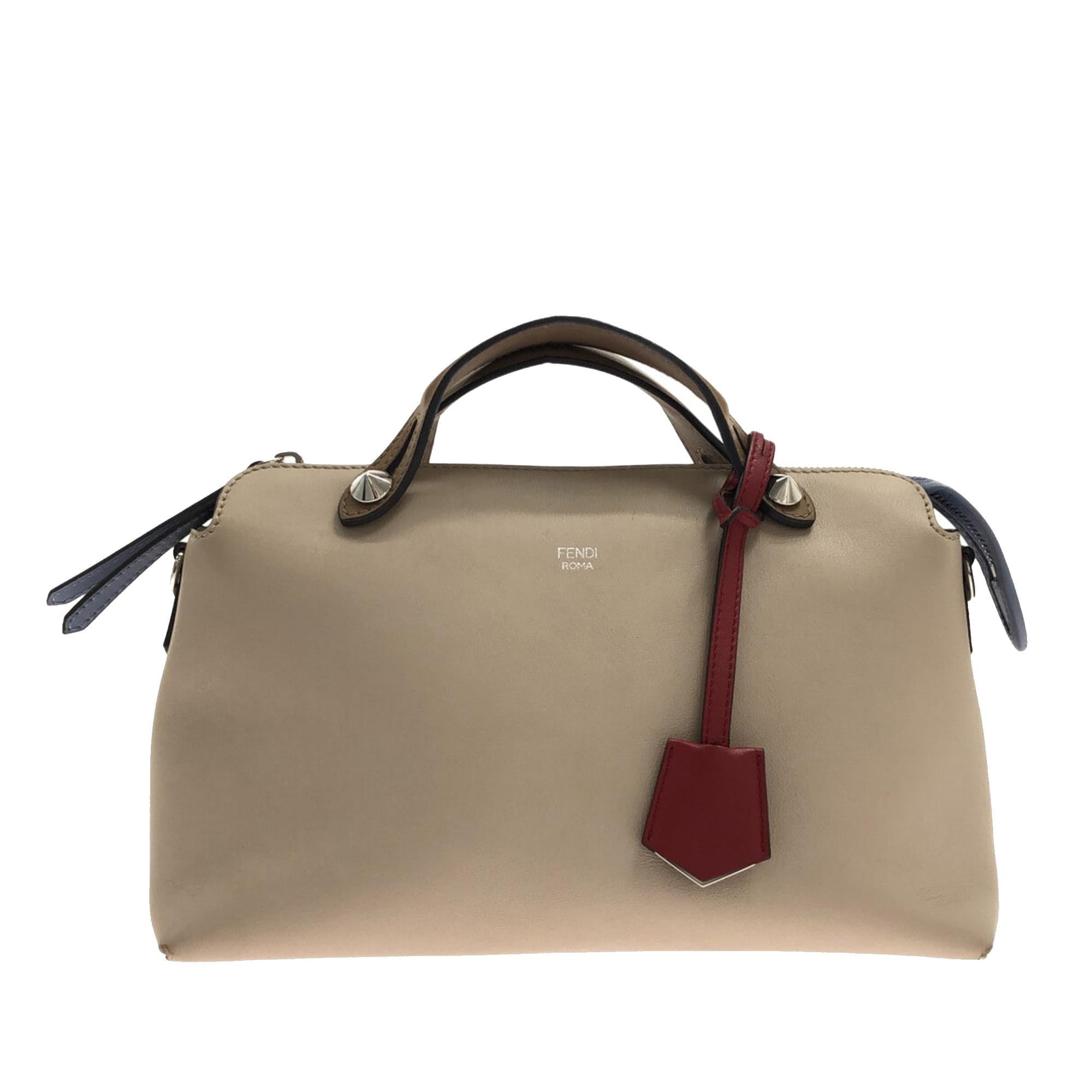 FNDI Medium By The Way Leather Satchel (SHG-ZoIyr1)