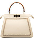 FNDI Medium Canvas Peekaboo ISeeU Satchel (SHG-45WVDg)