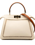 FNDI Medium Canvas Peekaboo ISeeU Satchel (SHG-45WVDg)