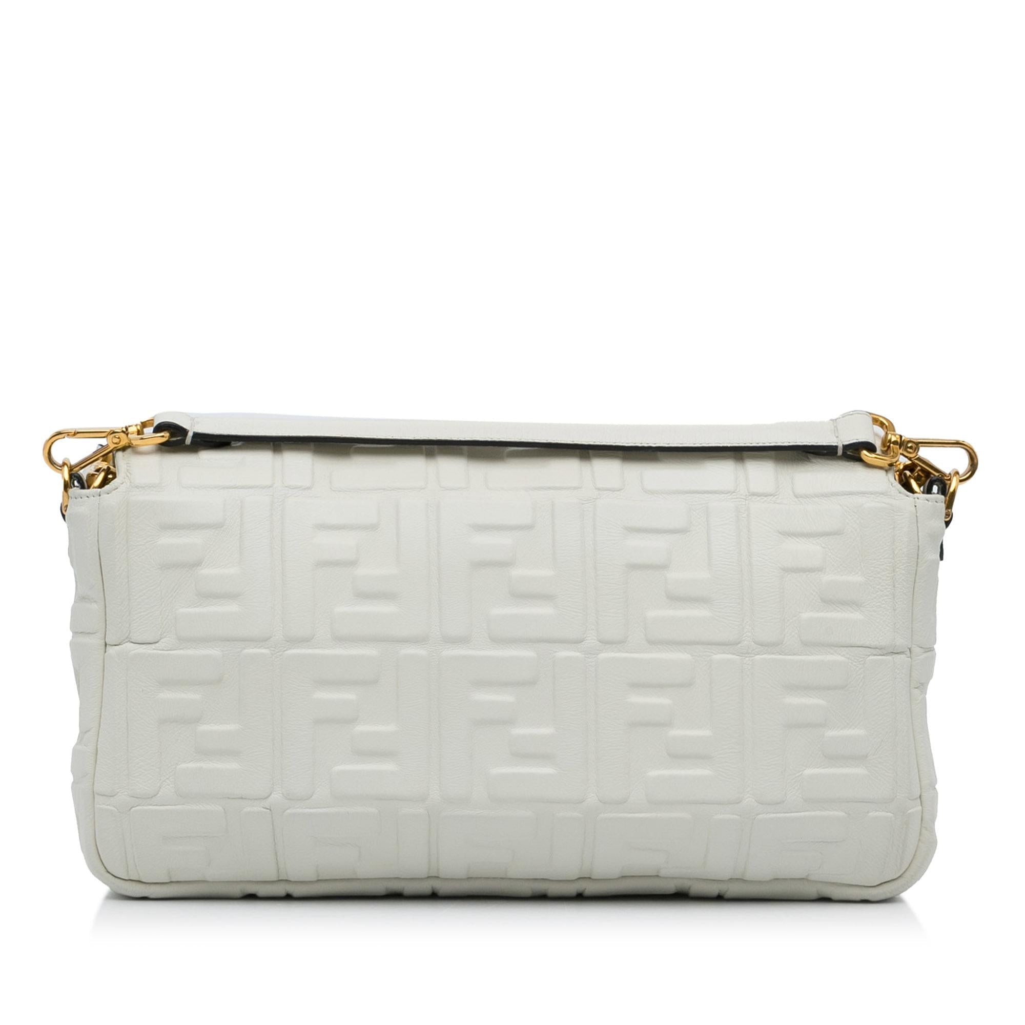 FNDI Medium Embossed FF Baguette (SHG-FQLmEP)