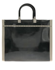 FNDI Medium Patent Sunshine Shopper Tote (SHG-bMcH3T)