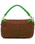 FNDI Medium Woven Leather Baguette Bag (SHG-TagzzS)