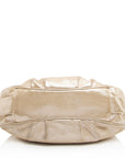 FNDI Metallic Leather Mia Small Tote (SHF-a0flcj)