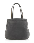 FNDI Metallic Suede Chain Trim Tote (SHF-19730)